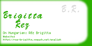 brigitta rez business card